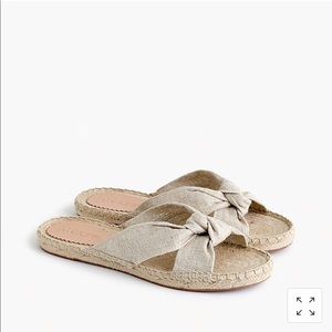 NWOT J. Crew Espadrille sandals Sz 9